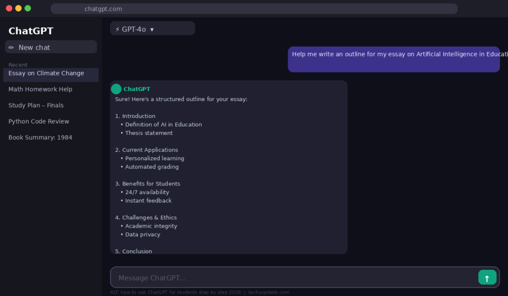 How to Use ChatGPT for Students