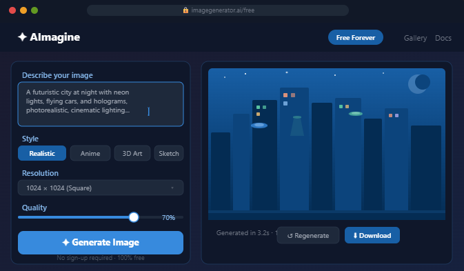 AI Image Generator – Free Online