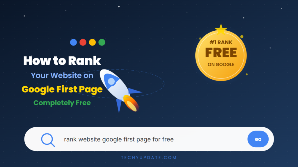 How to Rank Your Website on Google First Page