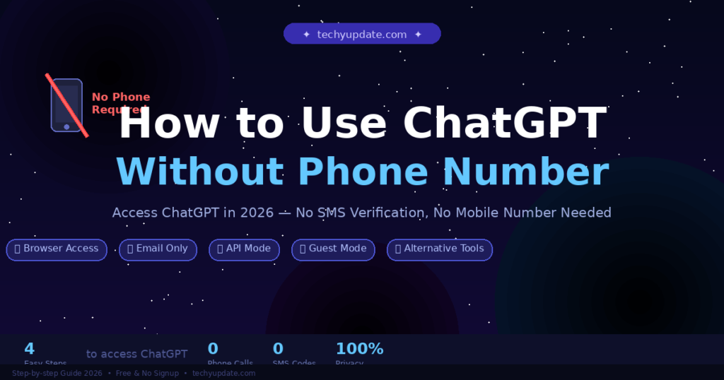 How to Use ChatGPT Without a Phone Number