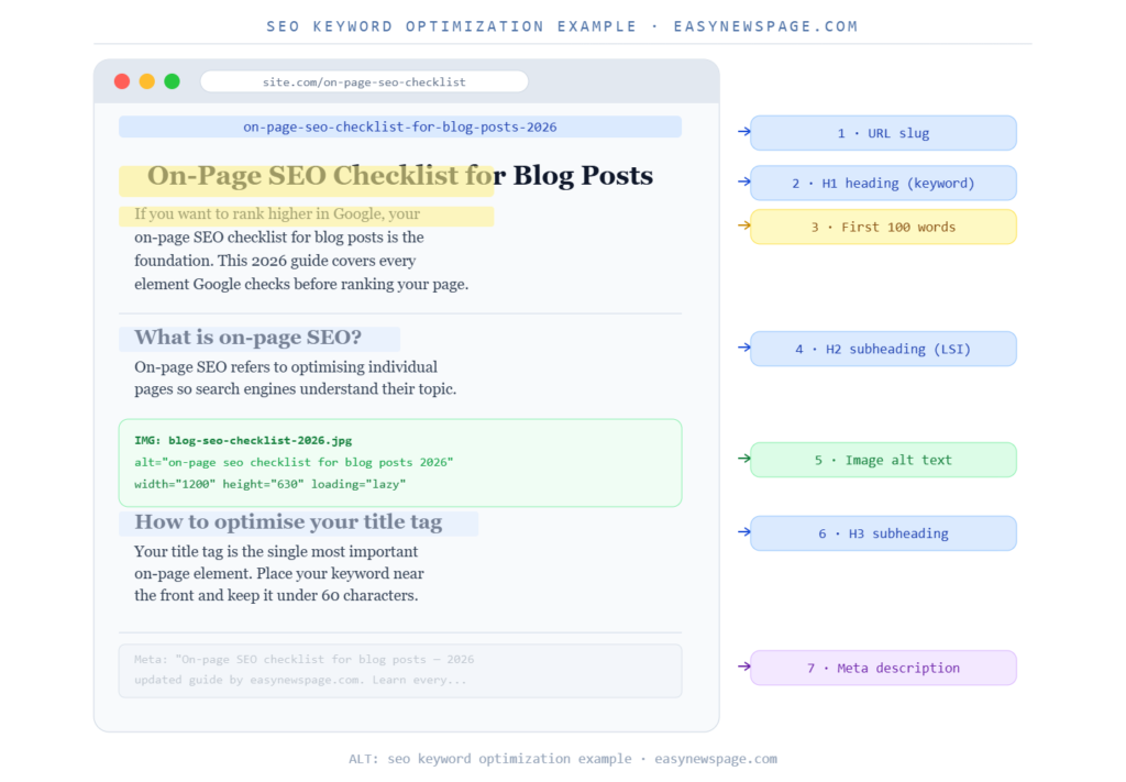 On-Page SEO Checklist