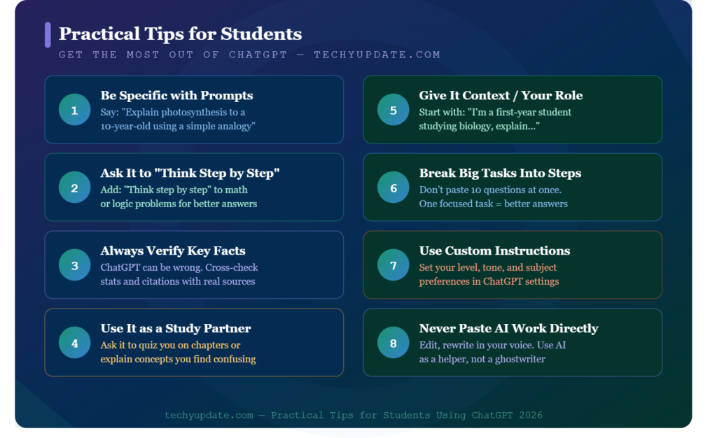 Additional Practical Tips for Students