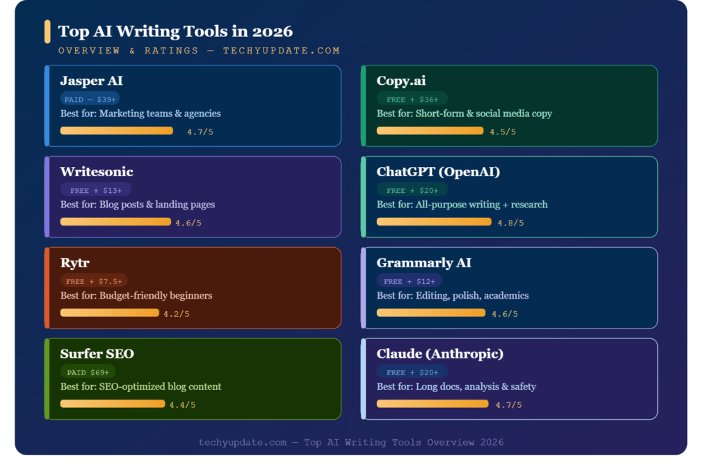 How to Choose the Best AI Writing Tool