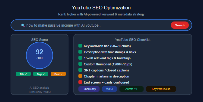 YouTube SEO Optimization