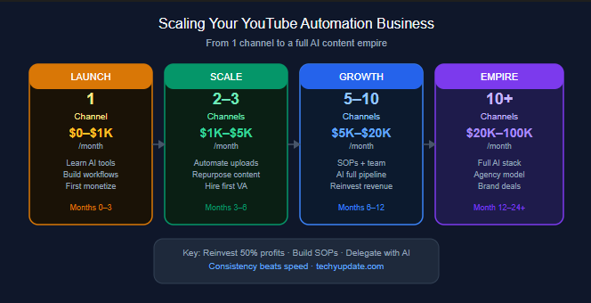 Scaling Your YouTube Automation Business