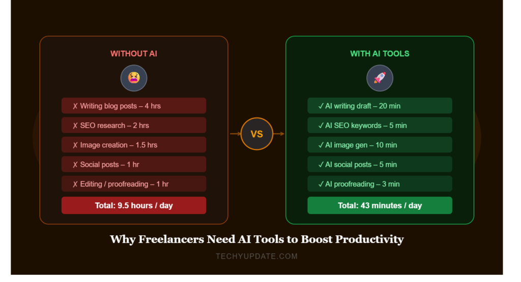 Why Freelancers Need AI Tools to Boost Productivity
