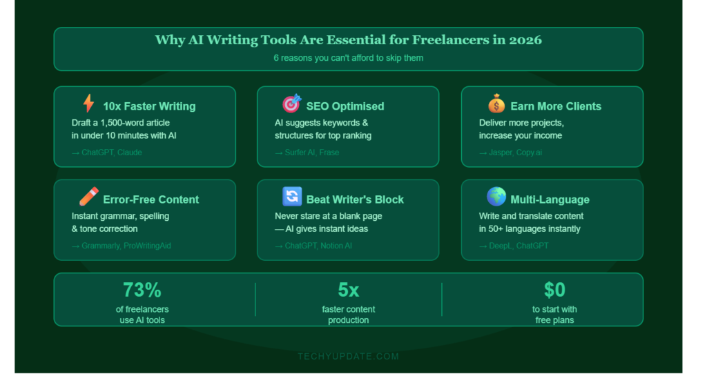 Why AI Writing Tools Are Essential for Freelancers in 2026