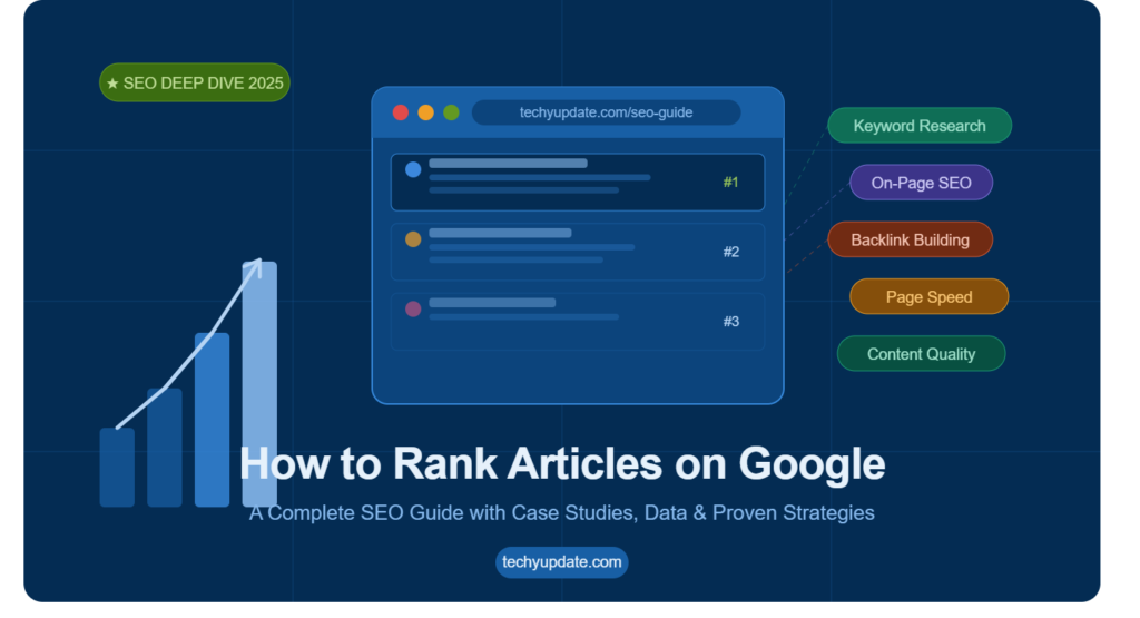 Rank Articles on Google