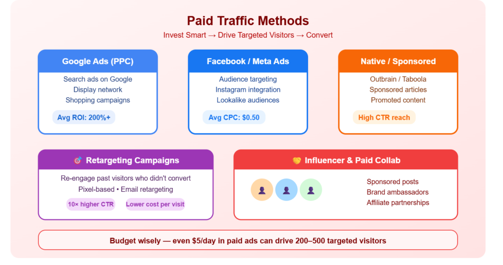 Paid Traffic Methods
