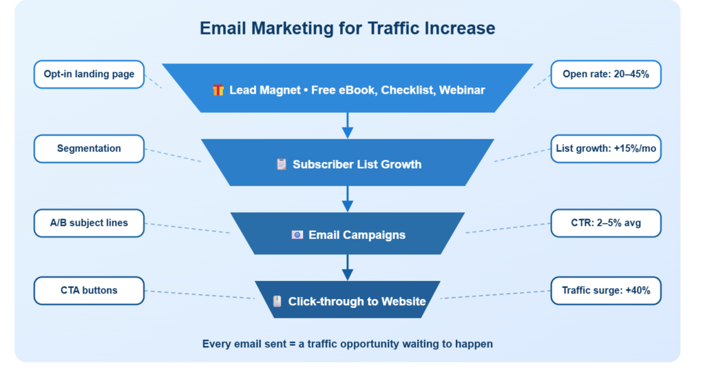 Email Marketing for Traffic Increase