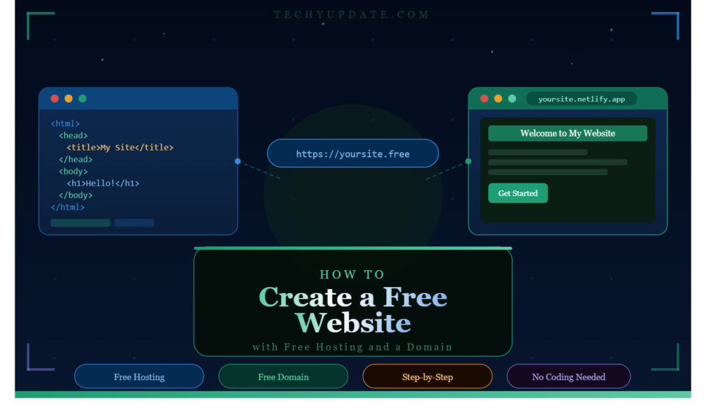 How to Create a Free Website with Free Hosting and a Domain
