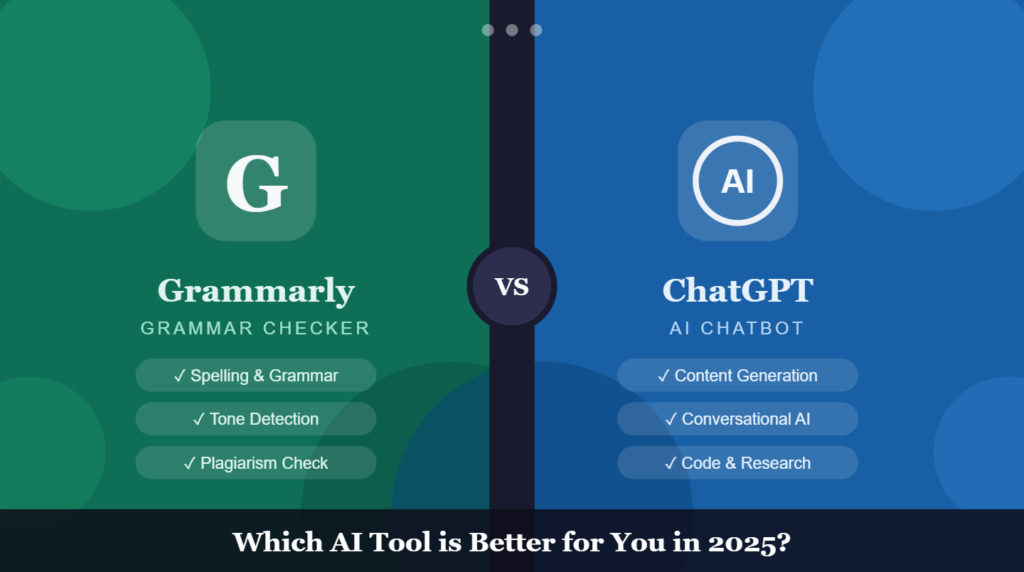 Grammarly vs ChatGPT