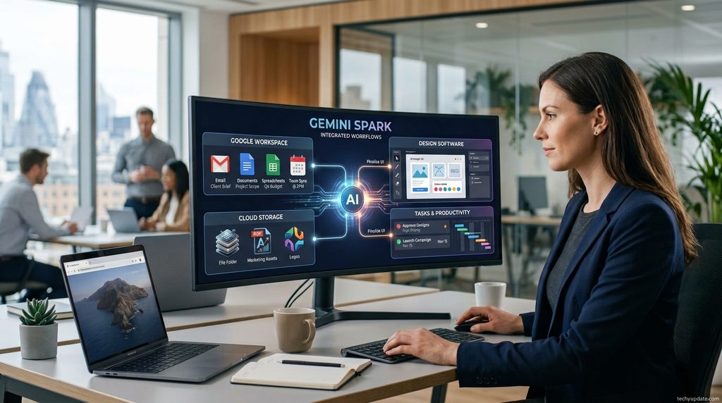 Gemini Spark connected apps and Google Workspace automation