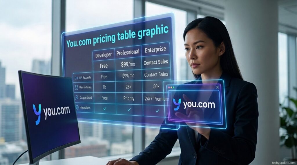 You.com pricing plans for Web Search, Contents, and Research API