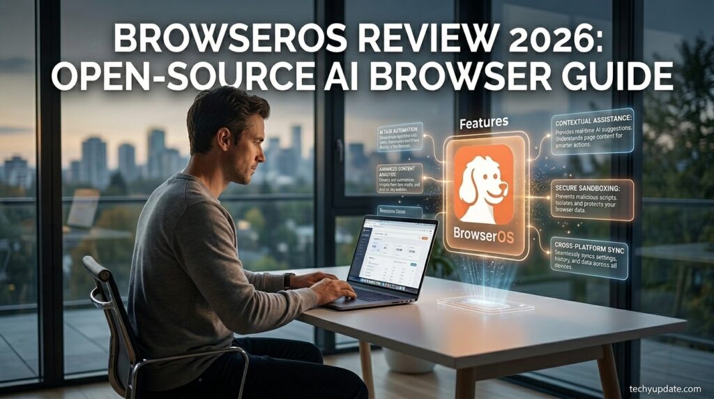 BrowserOS Review 2026: Open-Source AI Browser Guide BrowserOS AI browser