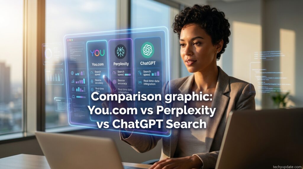 You.com vs Perplexity vs ChatGPT Search comparison 2026