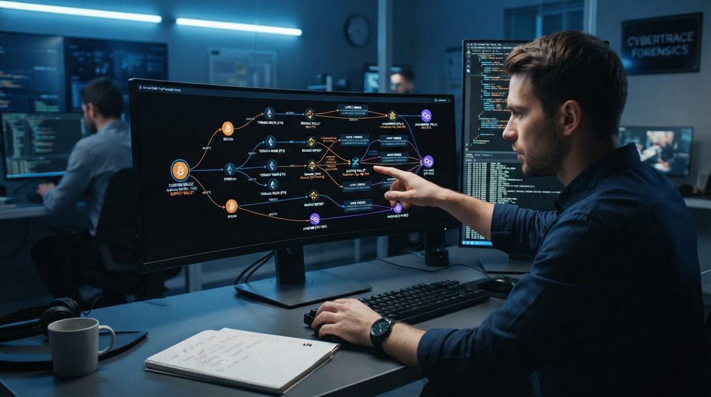 Cross-chain crypto fund tracing and blockchain investigation.
