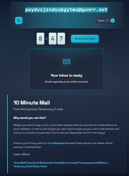 10MinuteMail